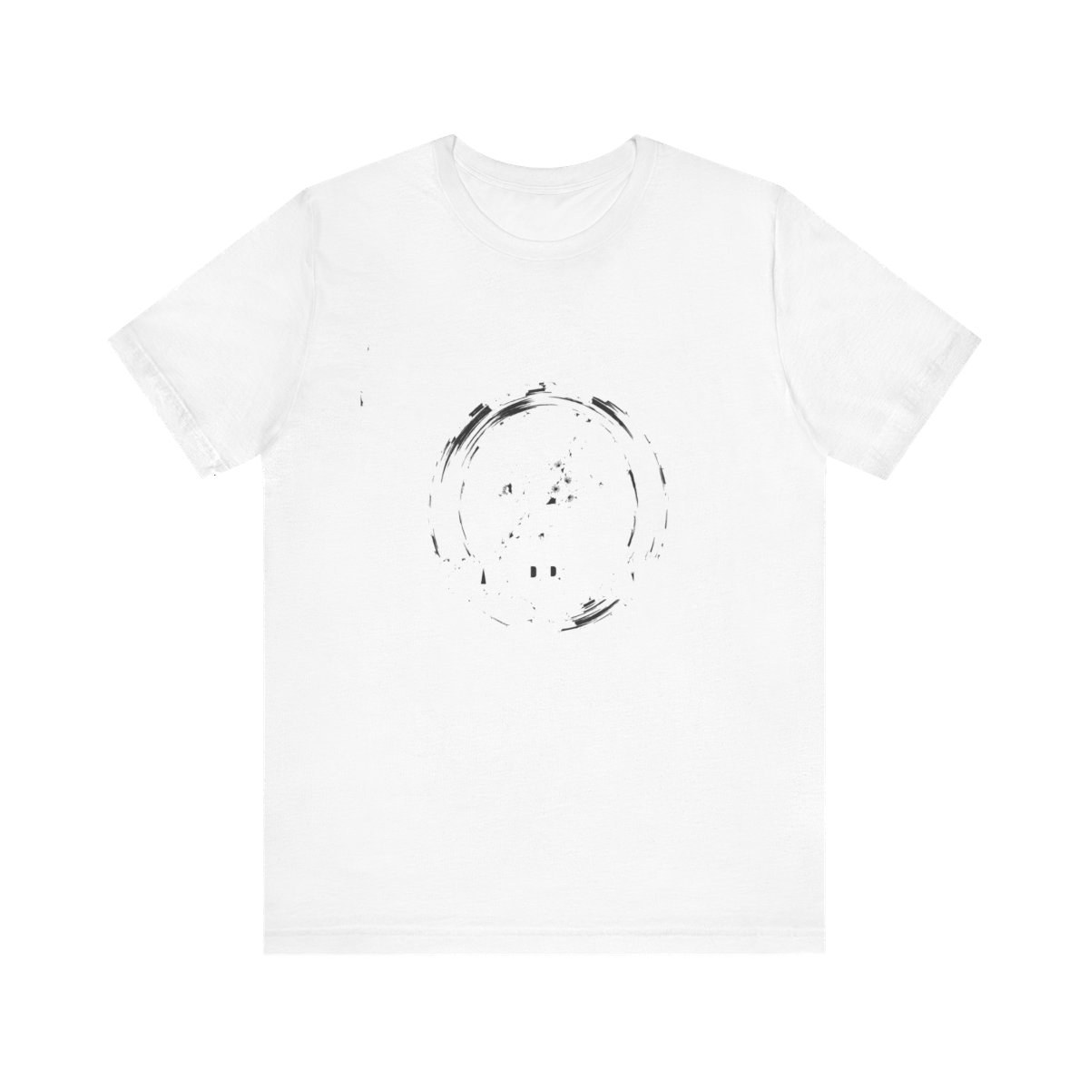 Streetwear Zen Graphic Tee Stay Present Enso Japanese Minimalist Black T-Shirt