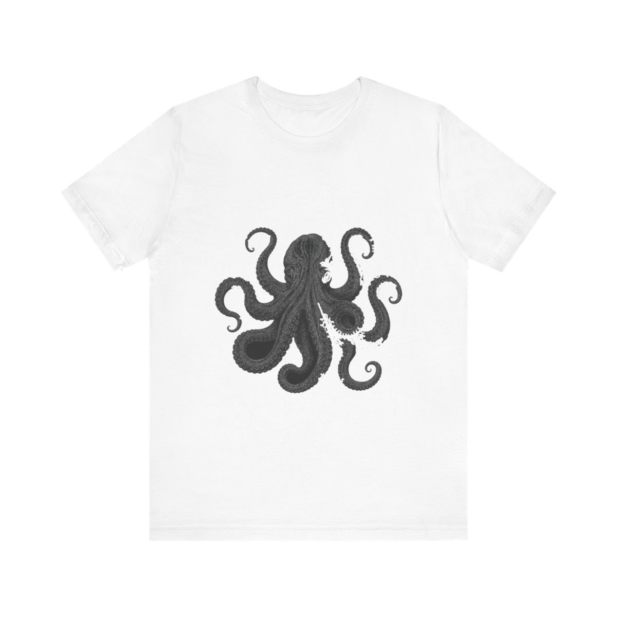 Vintage Kraken T-Shirt Nautical Octopus Graphic Tee Ocean Sea Creature Shirt